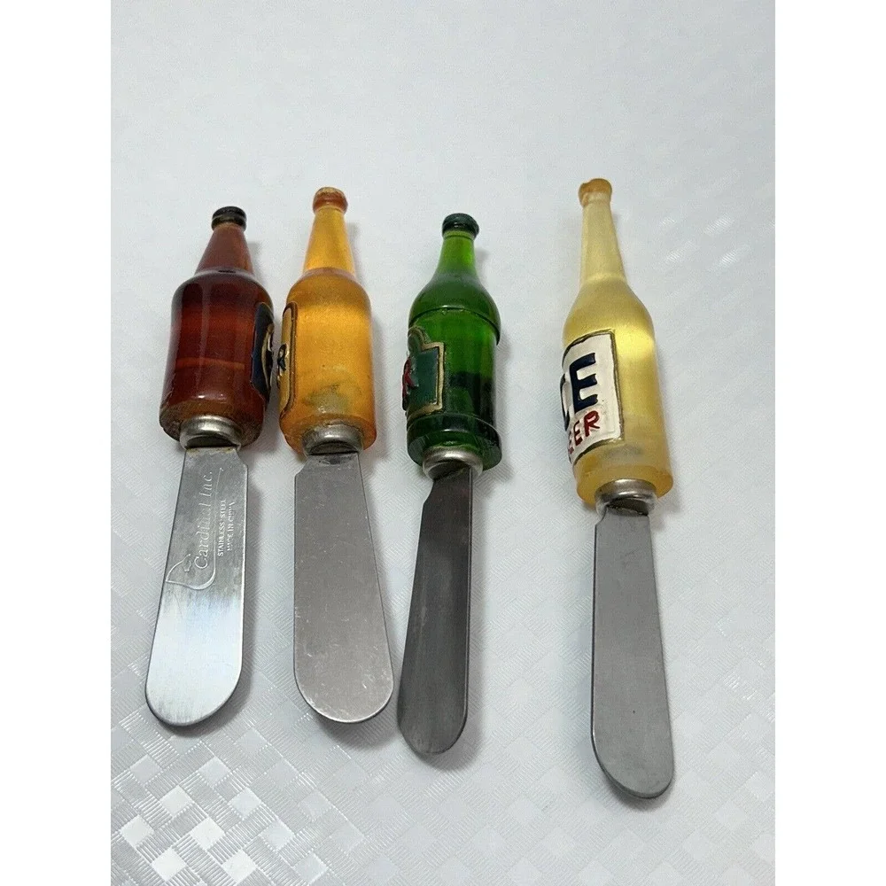 Cardinal Inc - Miniature Ice-Cold Beer Bucket with‎ Bottle Pate/Cheese Spreaders
